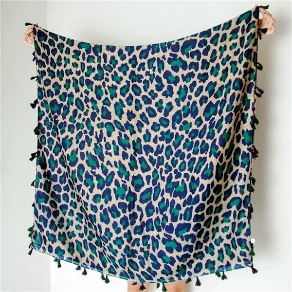 Leopard Print Naisten Huivi - Pashmina Huivi Huivit Charp
