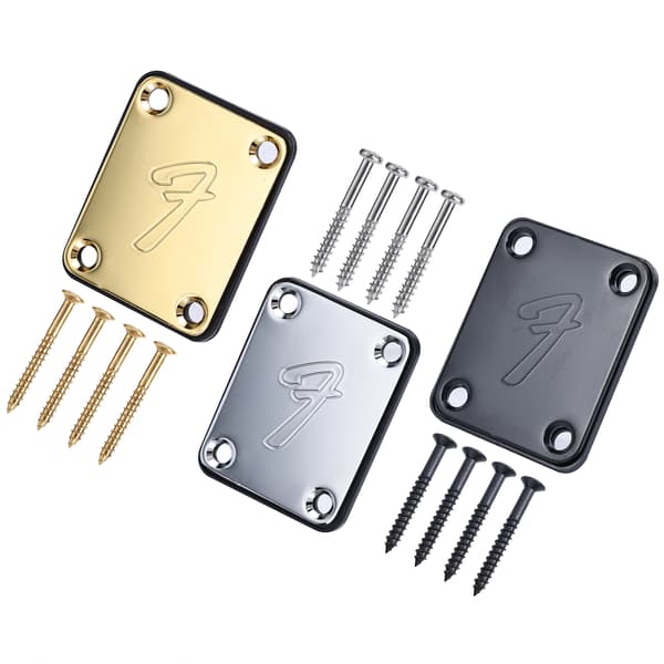 Metal Hals Plade Hals Plade til Elektrisk Guitar Stratocaster Tel