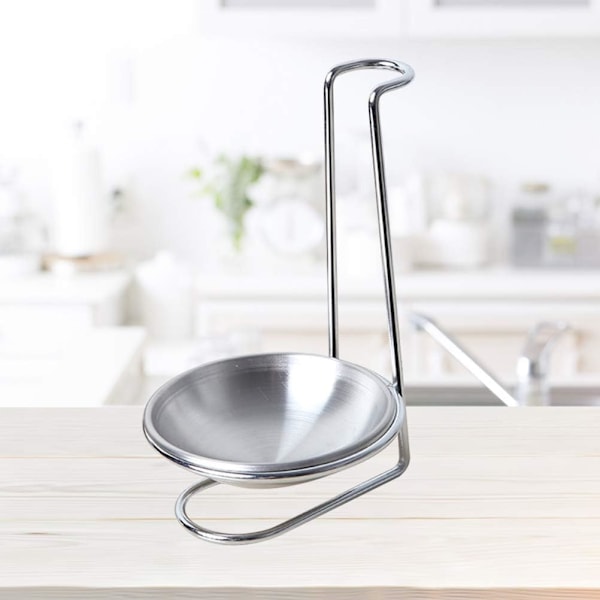 Rustfrit stålskeholder til suppeske eller øse