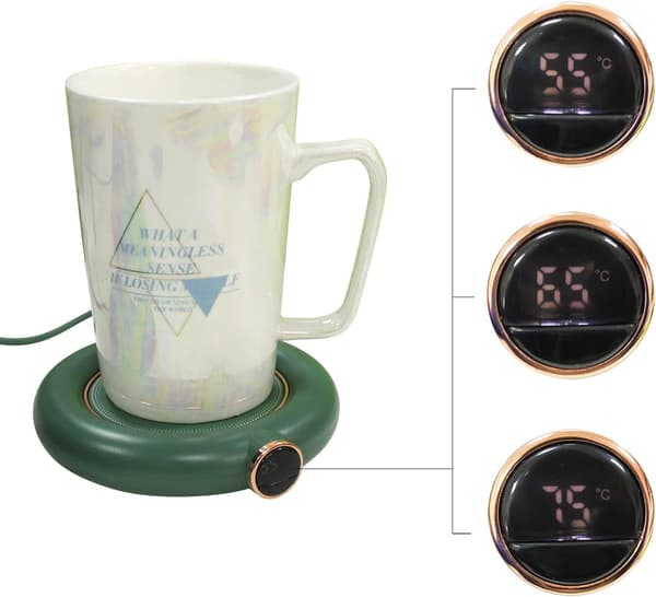 Smart koppvarmer, krusvarmer, tevarmer, kaffevarmer, automatisk avstenging