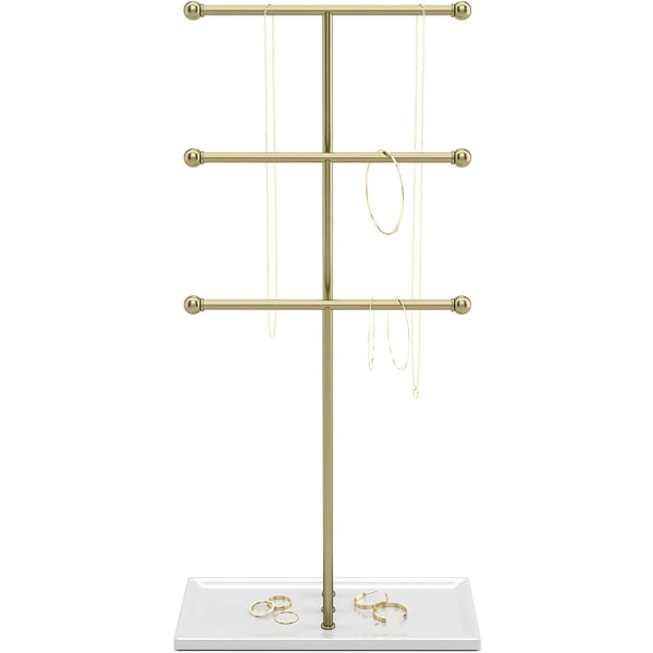 Hängande smycken organizer bordsskiva halsband hållare display