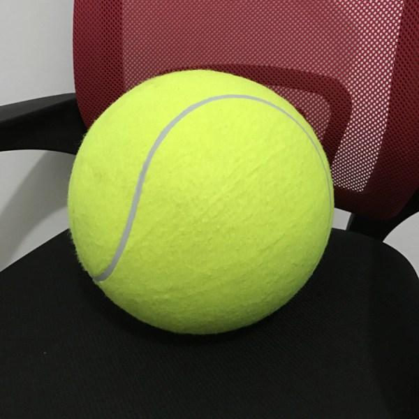Stor tennissignatur 24 cm uppblåsbar tennishelgdagspresent P