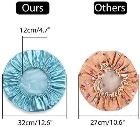 2PCS Duschmössa Badmössa Vattentät Duschmössa Elastisk Vattentät