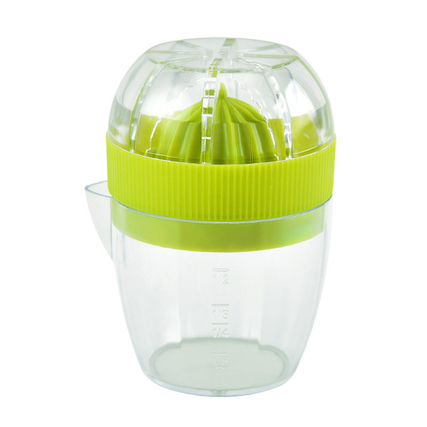 1 \"Frisk & Frugtig\" Citron- og Limepresser med Beholder og Låg,