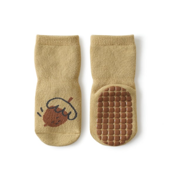 3 par Anti-Slip Bomuld Baby Børn Dyr Mønster Sokker