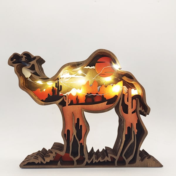 Dorm Decor Animal Decor Crafts Wood Carving Home Office Wooden D