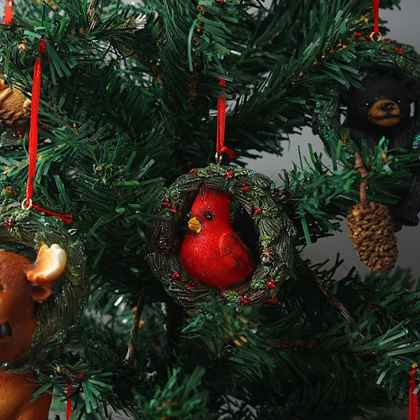 Jule Smådyr Garland Gynge Ornament Hængende Dekoration til