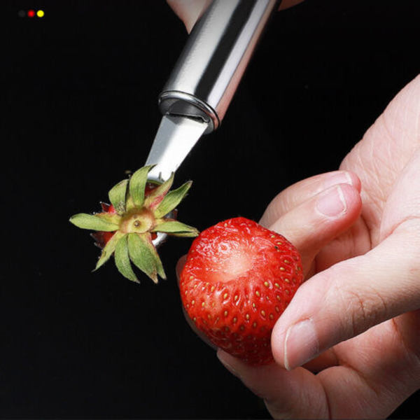 Rostfritt stål tomat kärnor jordgubbe skrov stjälk remover Frui