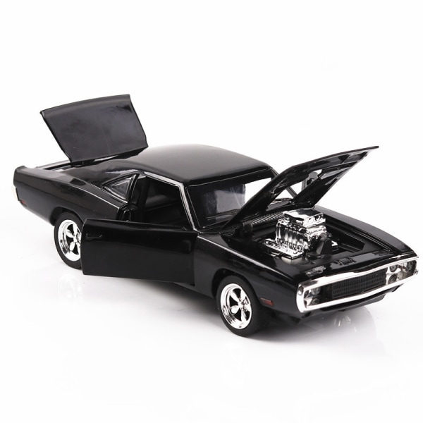 Mustang GT 1967 Musta GT500 pienoismalli, mittakaava 1:32