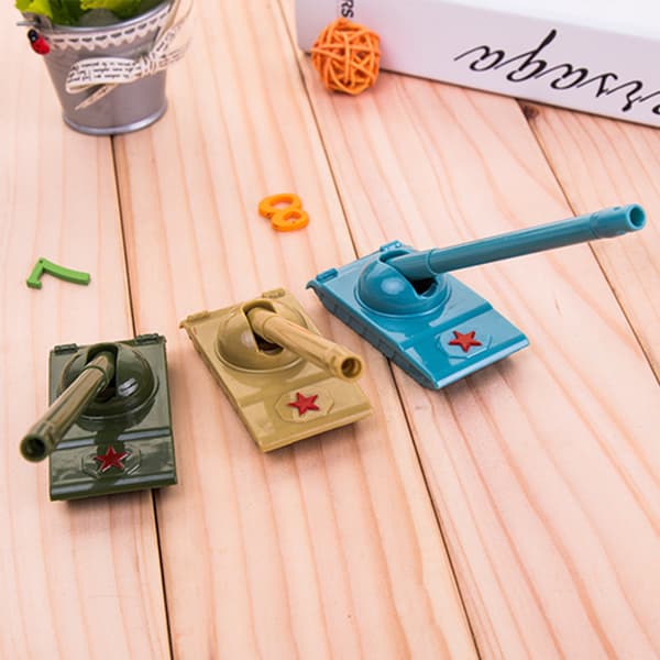 3-pack nyhetskulspetspenna tankformad söt tecknad penna rolig Cr