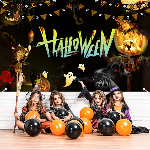 Halloween-seinävaate, pimeässä hohtava seinävaate, psykedeelinen aave