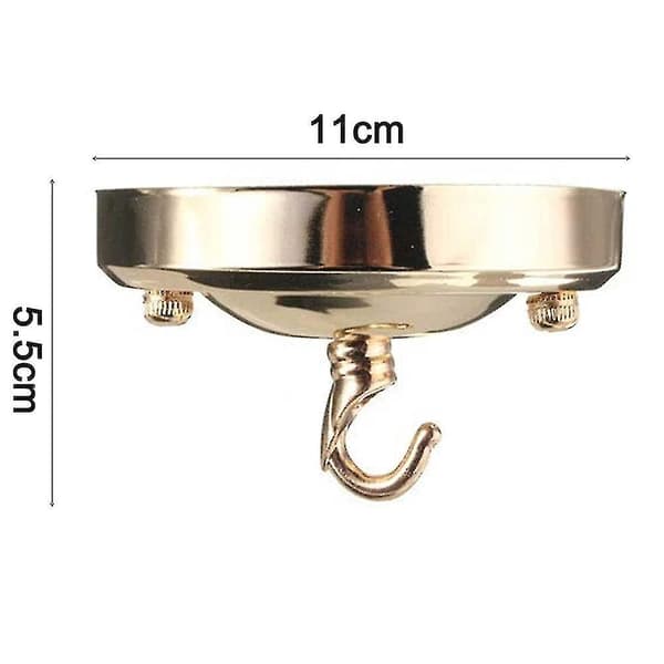 11 cm diameter loftlampe med krog til pendler
