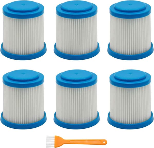 6-pakning VPF20 erstatningsfilter for Black and Decker Smartech P