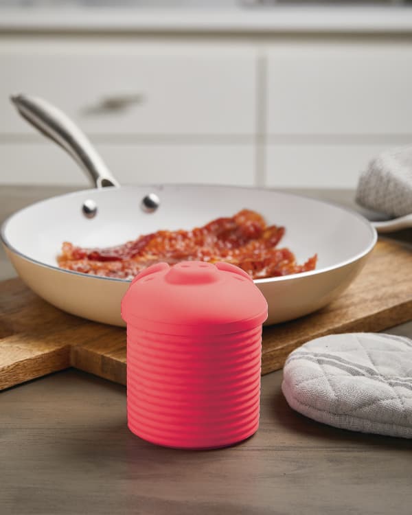 Piglet silikone bacon fedt dræner bacon fedt opsamler Baco