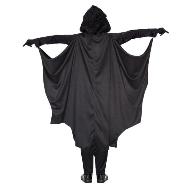 Halloween-kostym för barn fladdermusmantel häxmantel skelett cospla