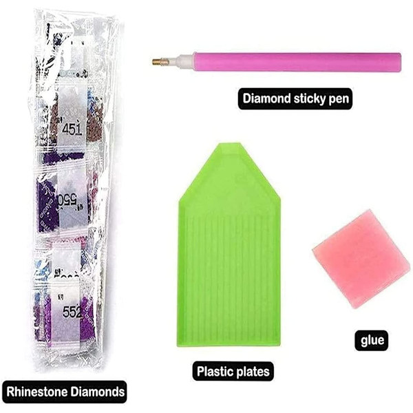 5D Voksen Animations Diamant Maleri Kit, Devil Slayer Diamant Kunst