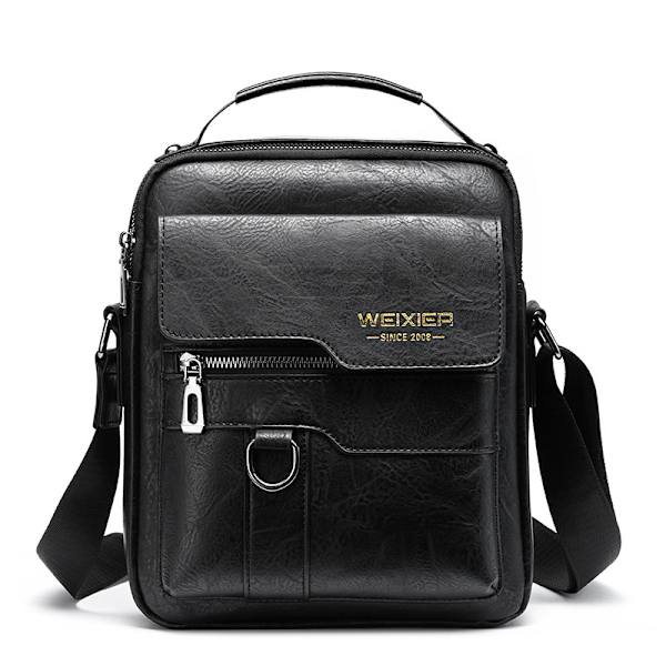 Herr Business Casual Enkelsidig Axelväska Crossbody Black