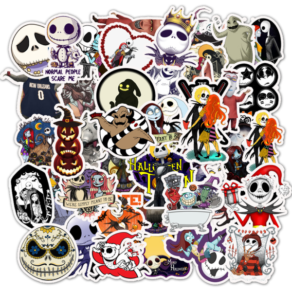 250 stk. Halloween Doodle Stickers Gave Sjove Anime Stickers