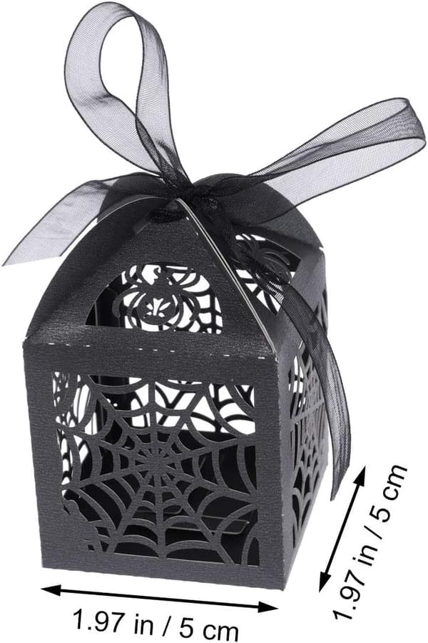 50 st ihåliga stansade presentaskar 2 x 2'' Halloween Bröllopsgodis
