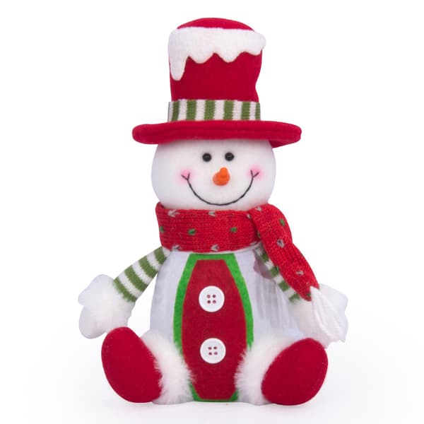 2 st julgodisflaskor juldekoration tomte sno