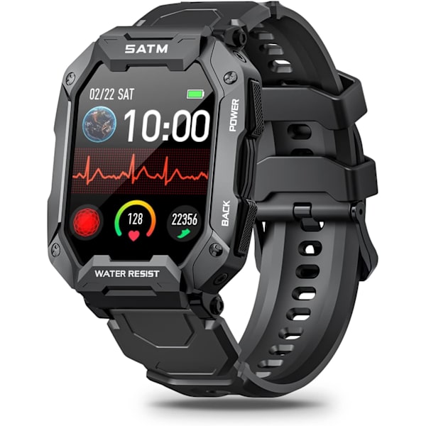 Militära Smartklockor för Män, 2022 Nyaste 1.71'' Smartwatch fo