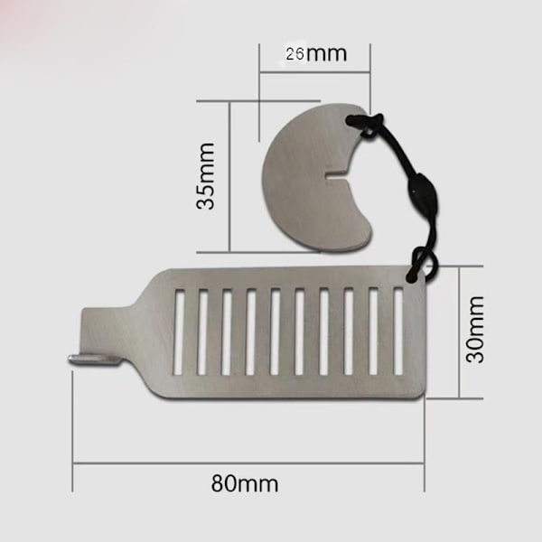 2PCS Inomhus Bärbar Dörrlås, Ficklås Bärbar Säkerhetsdörr