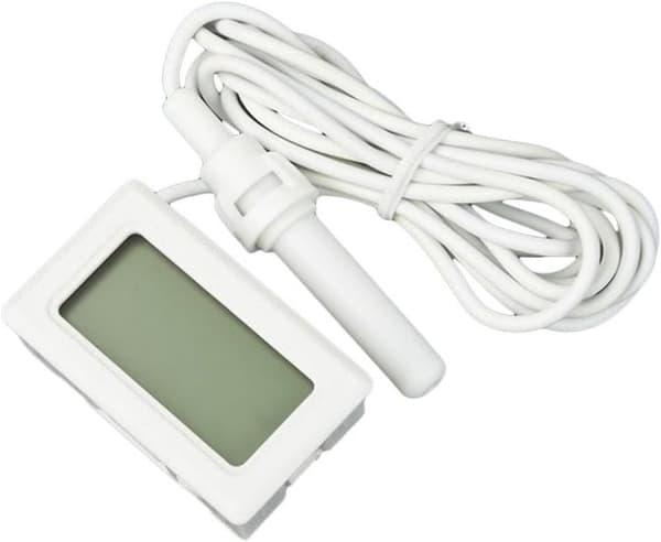 2 i 1 indbygget digitalt LCD-termometer hygrometer