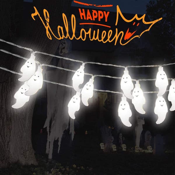 LED-spøkelseslys, Halloween-lys, 3M 20 LED Hallow