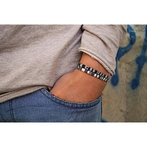2x Surfer armbåndssæt, håndlavet, justerbar