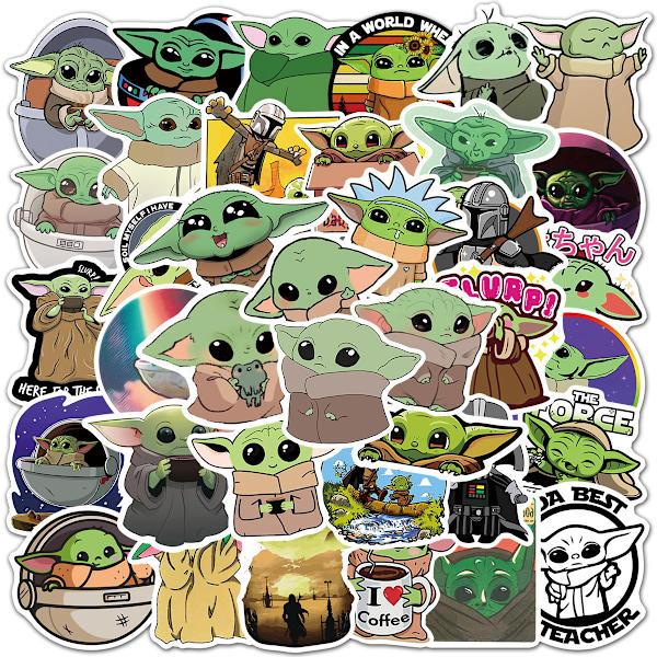 150 söpöä Yoda Yoda -tarraa PVC-graffititarraa