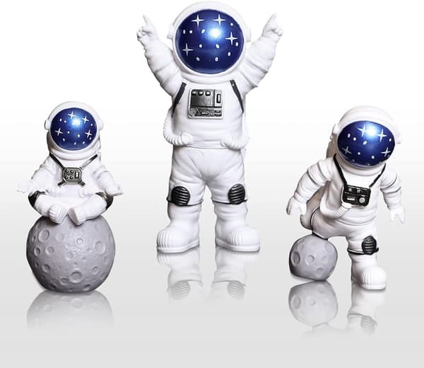 Moderne astronautdekor miniatyrmodell, rommann astronautstatue