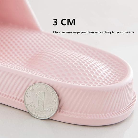 Badtofflor Massage Skum Slitstark Spa Dusch Sandal för