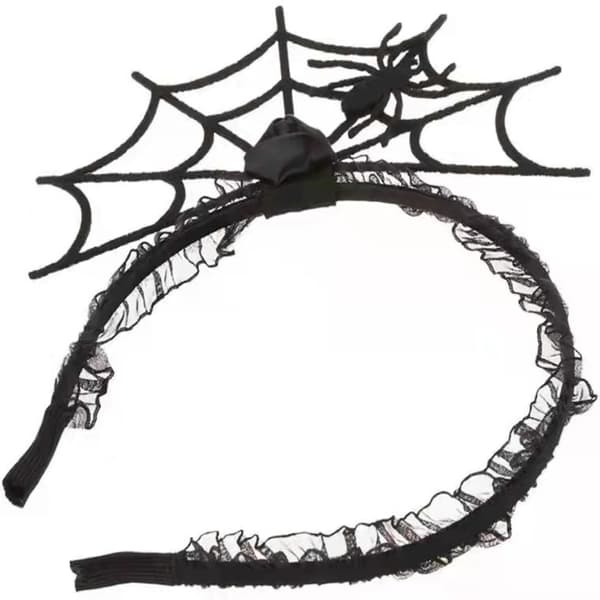 Halloween Edderkopp Spøkelse Gresskar Hodebånd Cosplay Djevel Edderkopp Hode