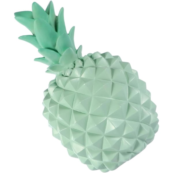 Resin Ananas Spargris Sparbössor Myntlådor Prydnader H