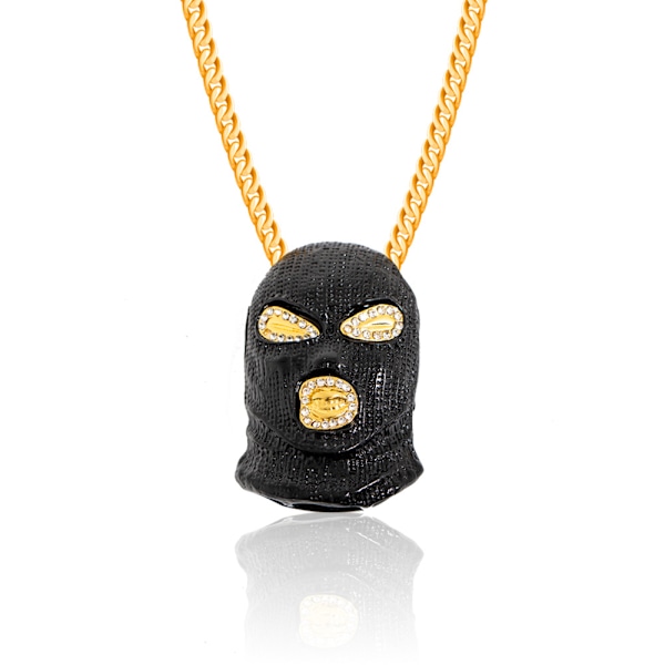 Hip Hop nattklubb barer belagt bling krystall ut maske anheng Cub