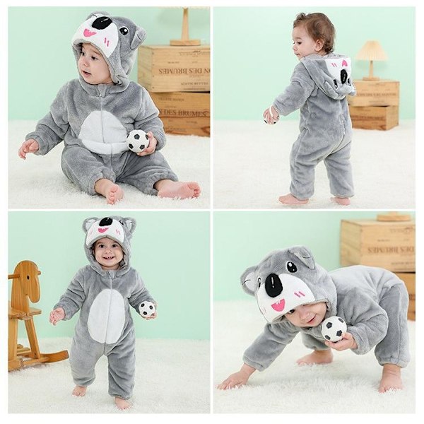 Barn og baby Koala Onesie Jumpsuit（70-120cm） 100(height 80-90cm)