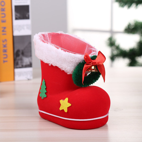 Julklappspåsar Godis Goodies Favors Christmas Boots Stockin
