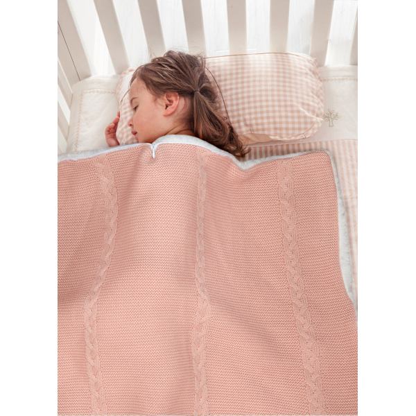 70*35cm Utomhus Baby Barnvagn Sovsäck Filt Ull Stickad Thi