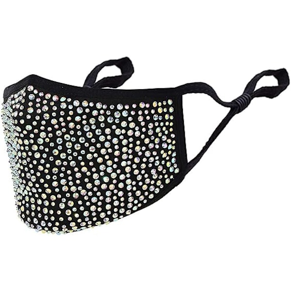 Halloween-naamiaisnaamio naisille - Strass-naamiaisnaamio