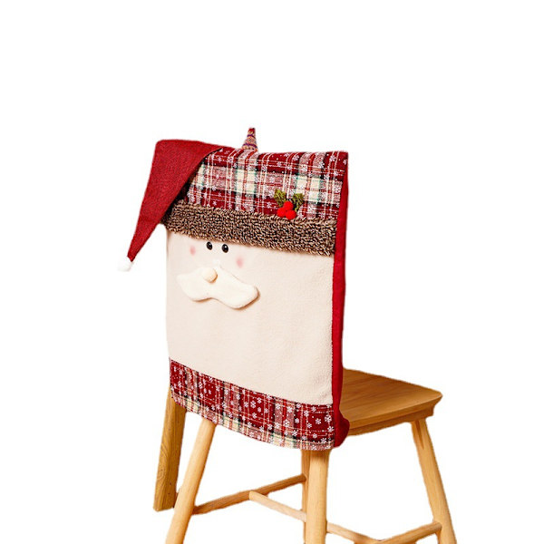 2 st juldekorationer tomte stolsskydd Restau
