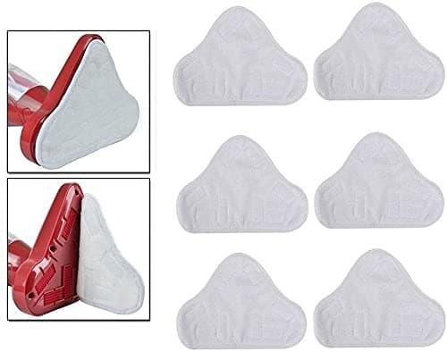 6 pakker H2OX5 mikrofiber dampmopp erstatningsputer