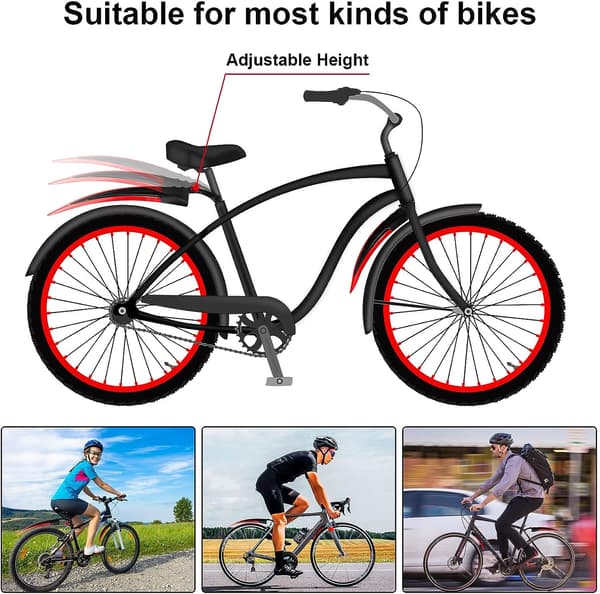 Pyörän lokasuoja, maastopyörä MTB Road Universal Adjustable Thic
