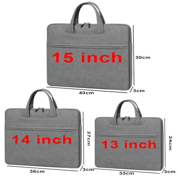 Ultra-slank laptop-etui, op til 15,6 tommer - mørkegrå 14 inch