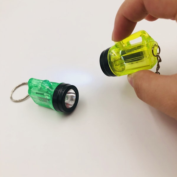 42 stk. Mini lommelygter nøglering formet lommelygte mini handy T