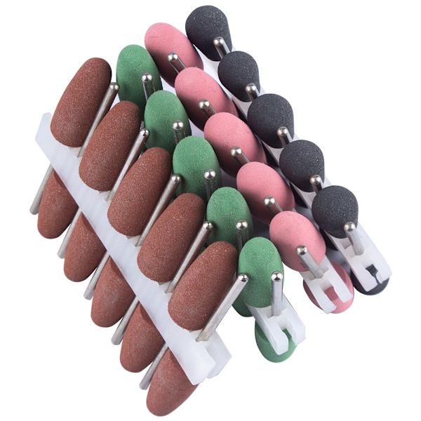 10 st/4 set nagelborrkit, gummipoleringshuvud nagelkonst nagelborrbitar manikyr pedikyr nagelpoleringstillbehör elektrisk nagelklippare