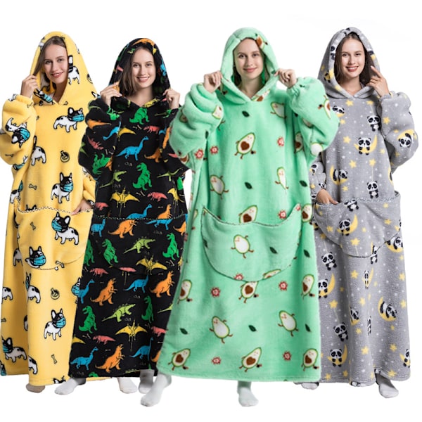 Søte dyrepyjamaser i flanell for barn - Flodhest Infant