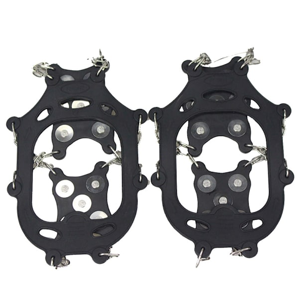 Crampons piggsko og mønster for snø og is, festes til sko/støvler