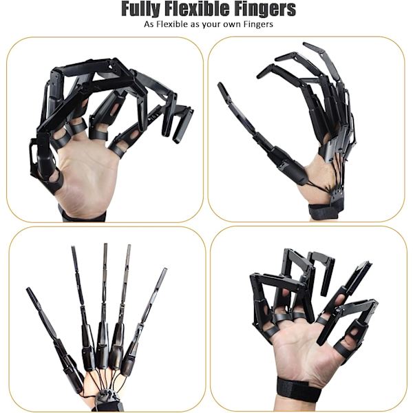 Ledade fingerförlängare, Halloween ledade finger, Flexi