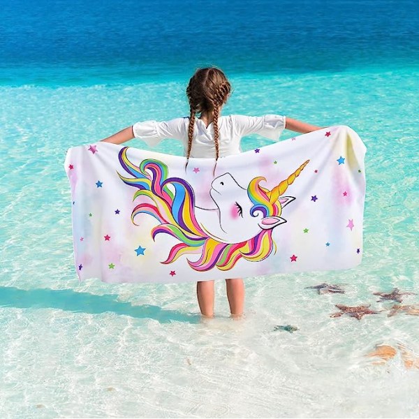 Unicorn Beach Handduk - 70 x 150cm