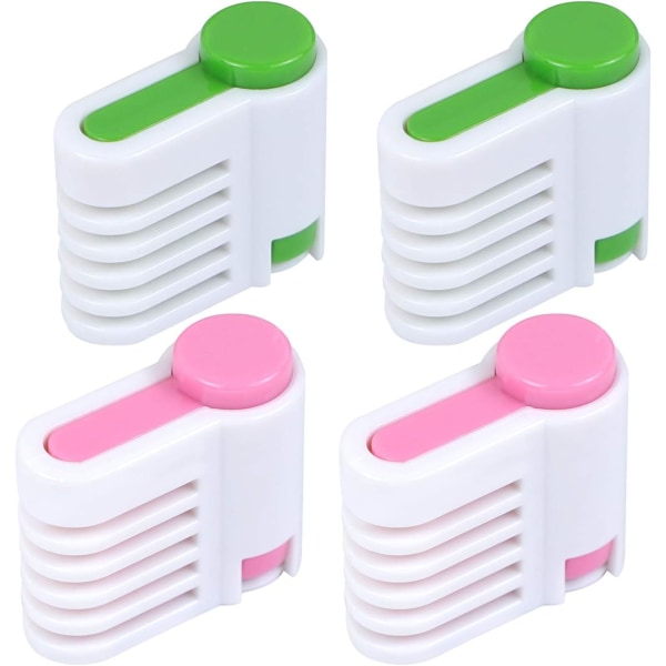 2 sett DIY kakenivå slicer brødkutter justerbar 5 kanapeer